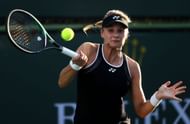 Dayana Yastremska in action at BNP Paribas Open